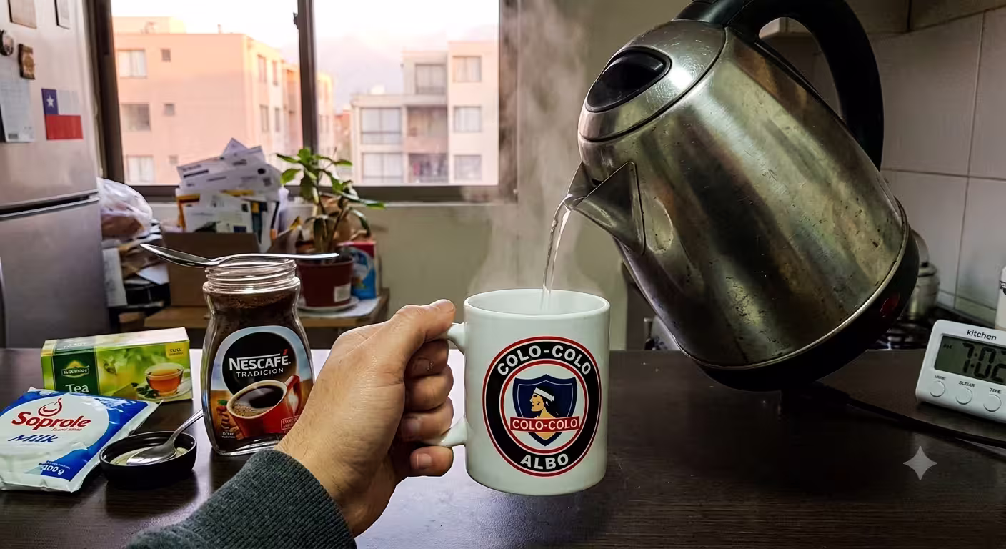 Preparando café