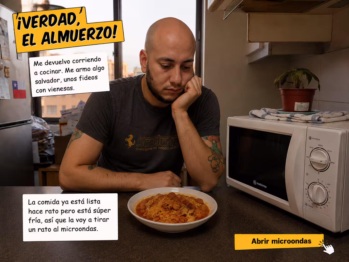 Comida al microondas