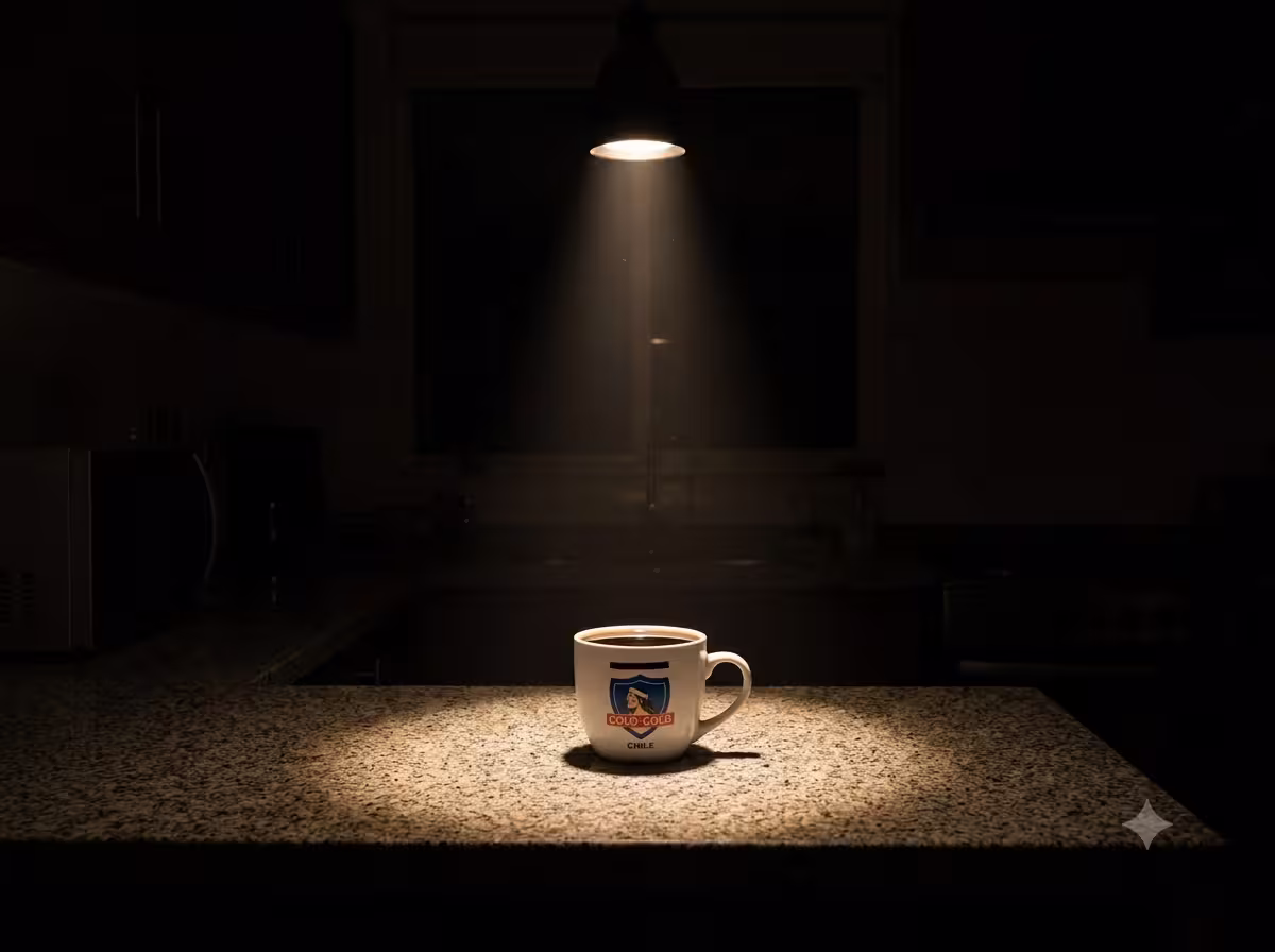 El mismo café frío