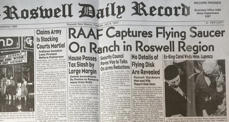 El Incidente de Roswell (1947) — El mito fundacional de la ufología y los secretos del Área 51