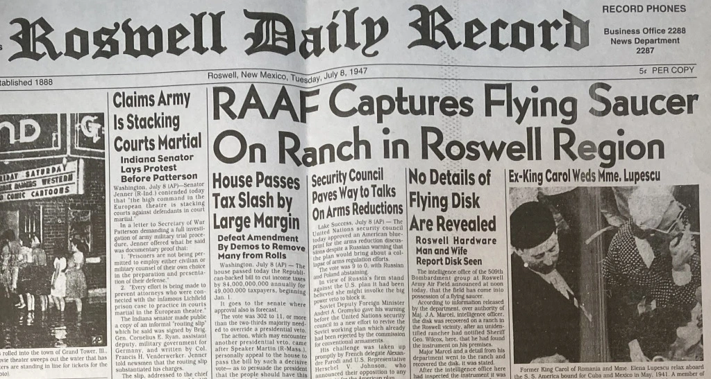 El Incidente de Roswell (1947) — El mito fundacional de la ufología y los secretos del Área 51